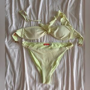 River Island Yellow Bikini Set